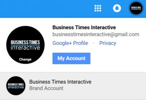 If you create an individual account for your business, Google will automatically create a default account. You want to make sure to post to the "brand" account, linked to Google My Business.