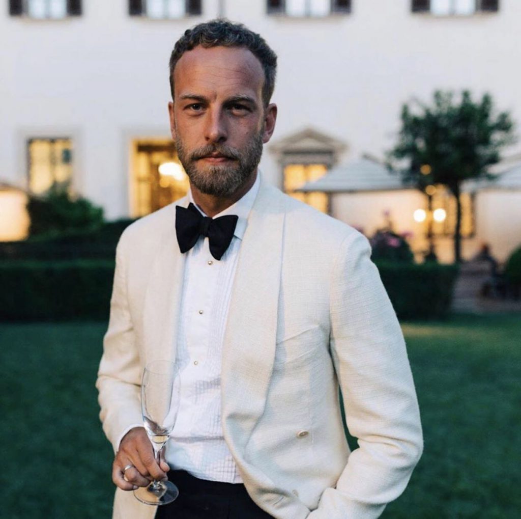 black tie male